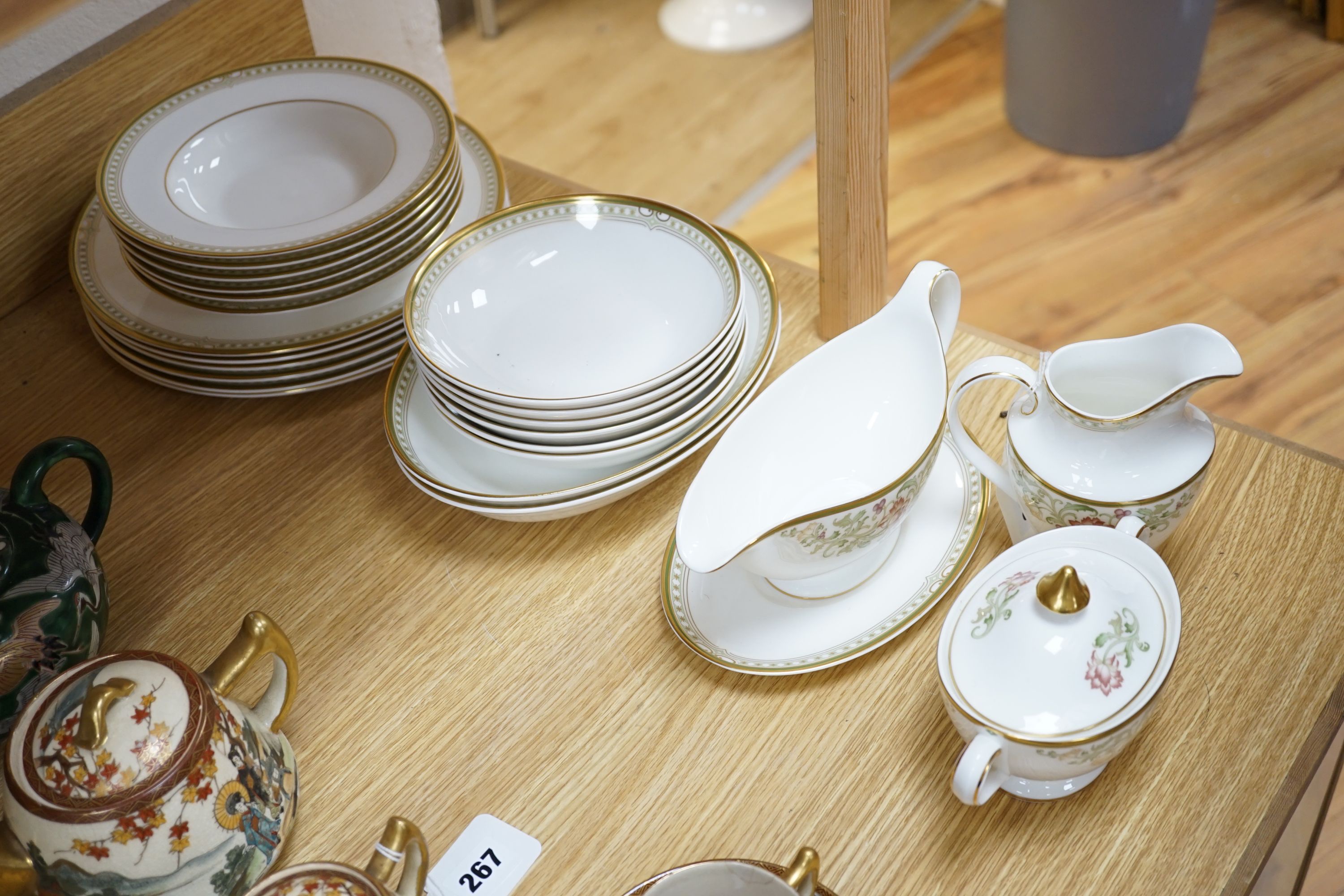 A Royal Doulton bone china part dinner service, Lichfield pattern